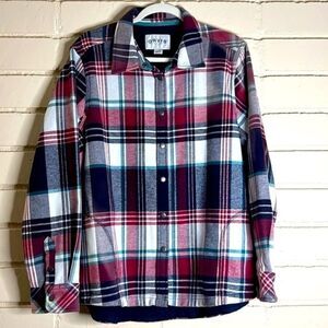 ORVIS 100% Cotton‎ Plaid Jacket XXL Fully Lined Fleece
